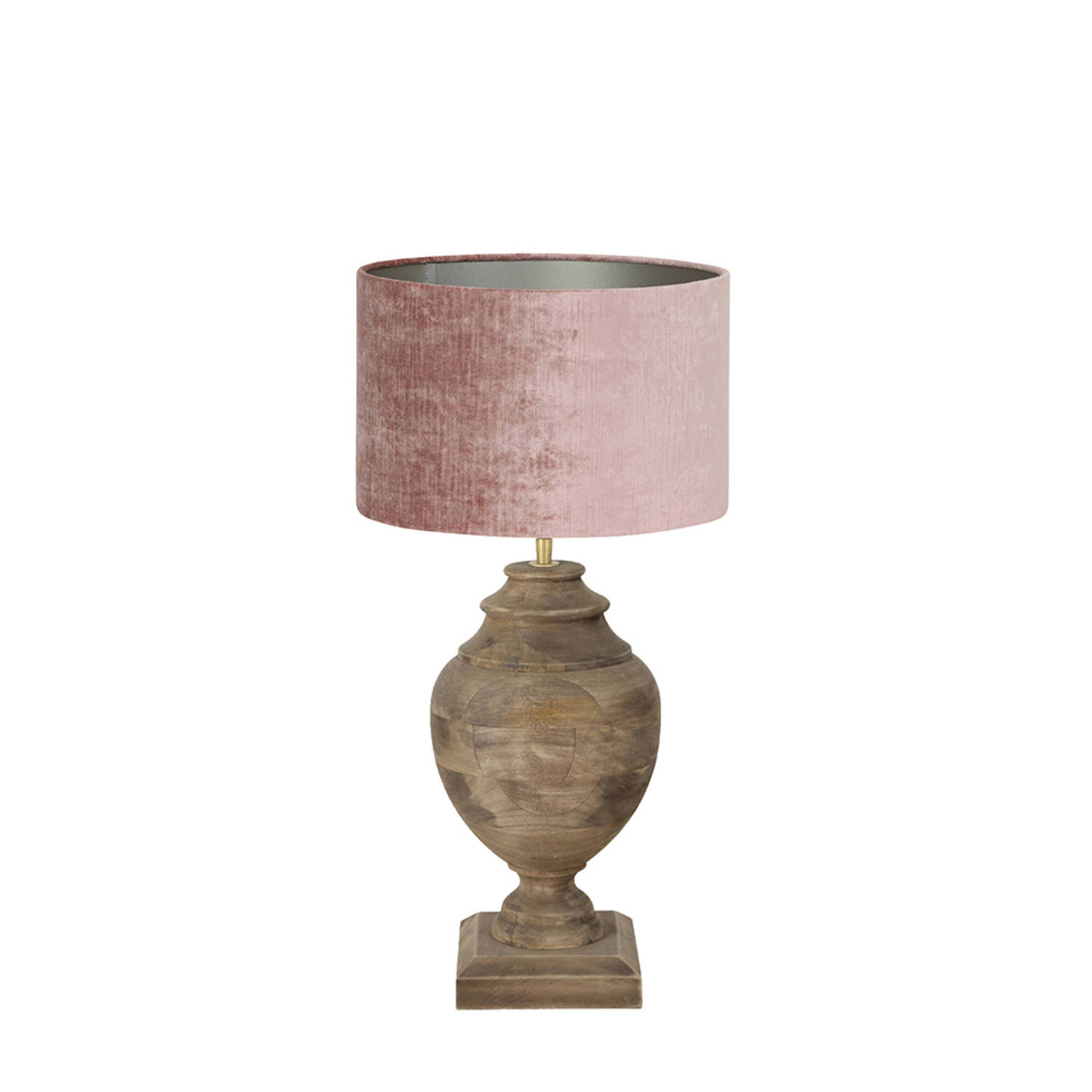 Light and Living Milazzo tafellamp - Ø 30 cm - E27 (grote fitting) - roze