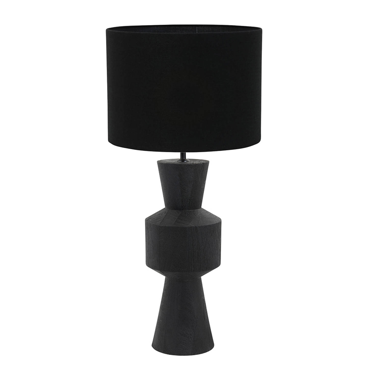 Light and Living Gregor tafellamp - Ø 40 cm - E27 (grote fitting) - zwart
