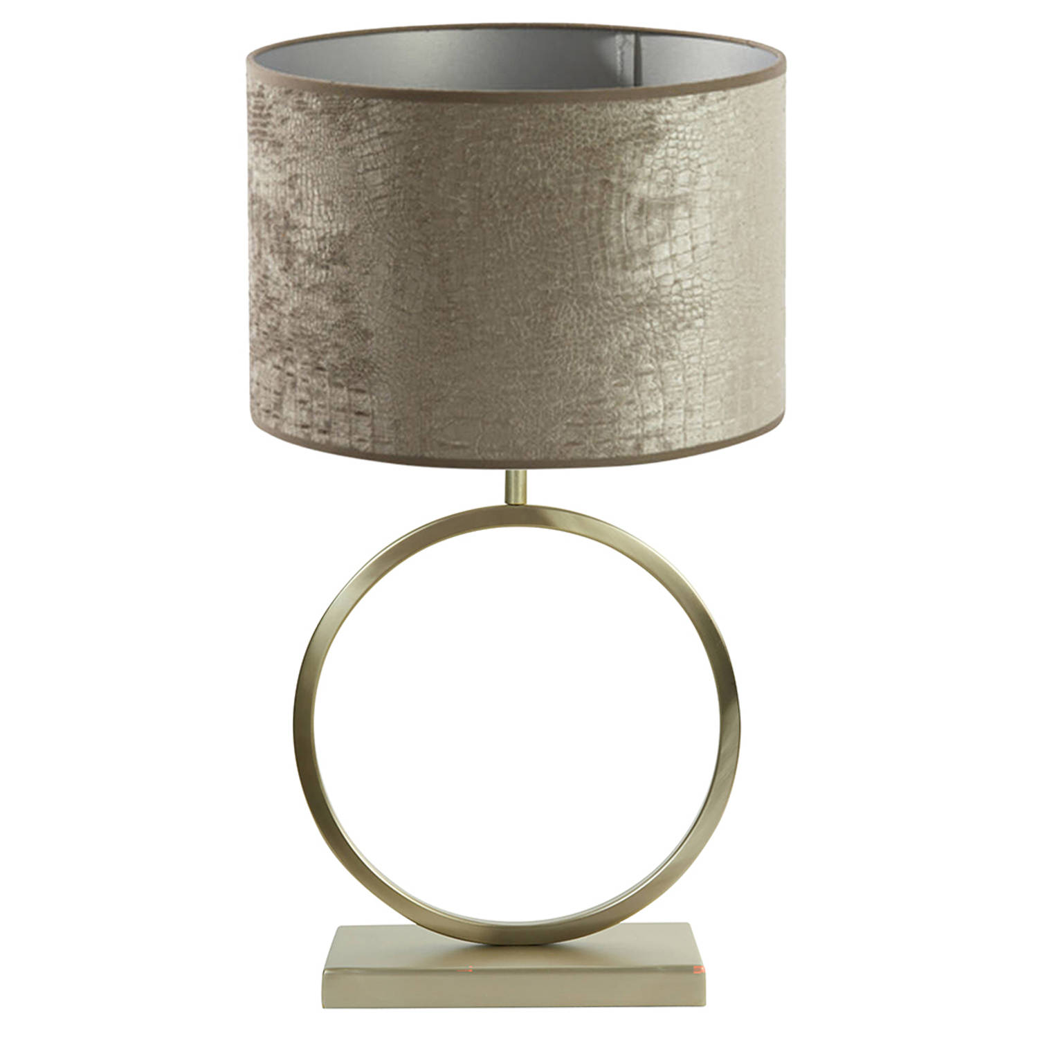 Light and Living Liva tafellamp - Ø 30 cm - E27 (grote fitting) - zilver