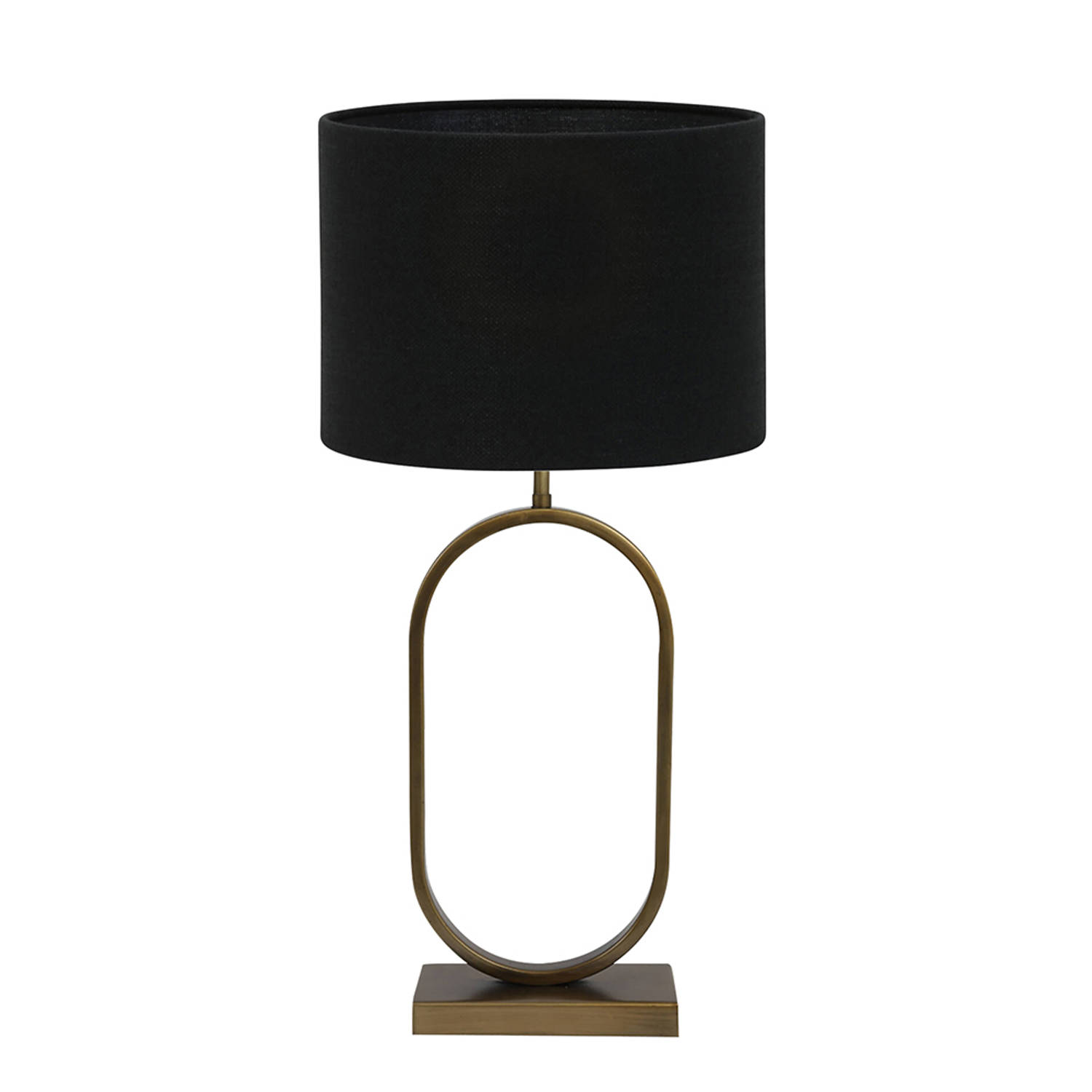 Light and Living Jamiri tafellamp - Ø 30 cm - E27 (grote fitting) - zwart