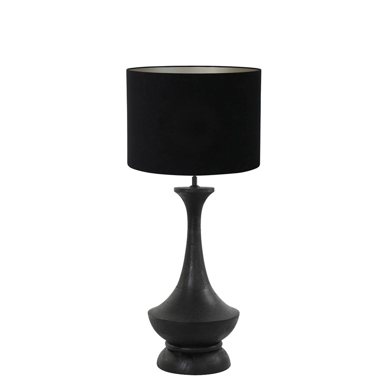 Light and Living Nicolo tafellamp - Ø 40 cm - E27 (grote fitting) - zwart