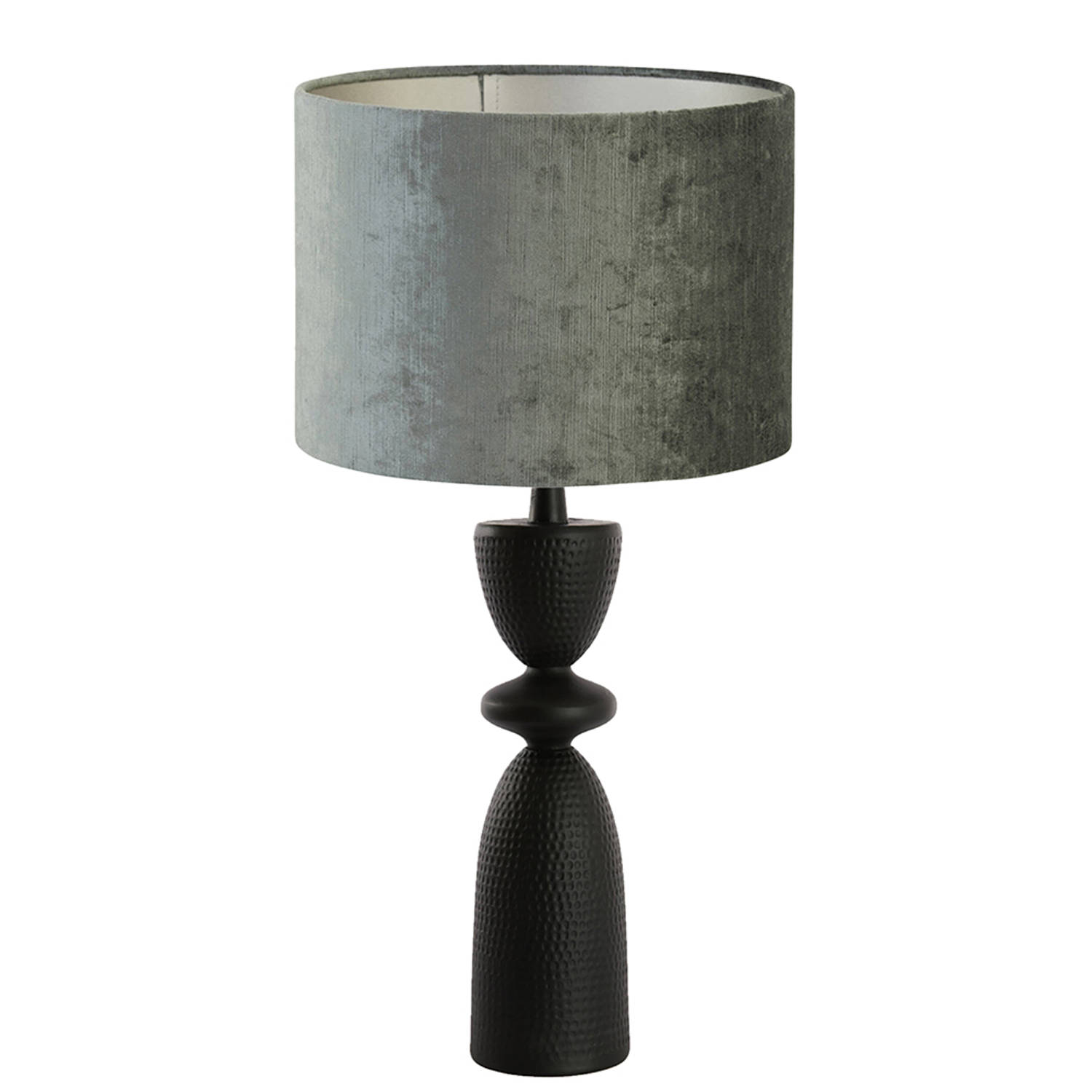 Light and Living Smith tafellamp - Ø 40 cm - E27 (grote fitting) - zwart