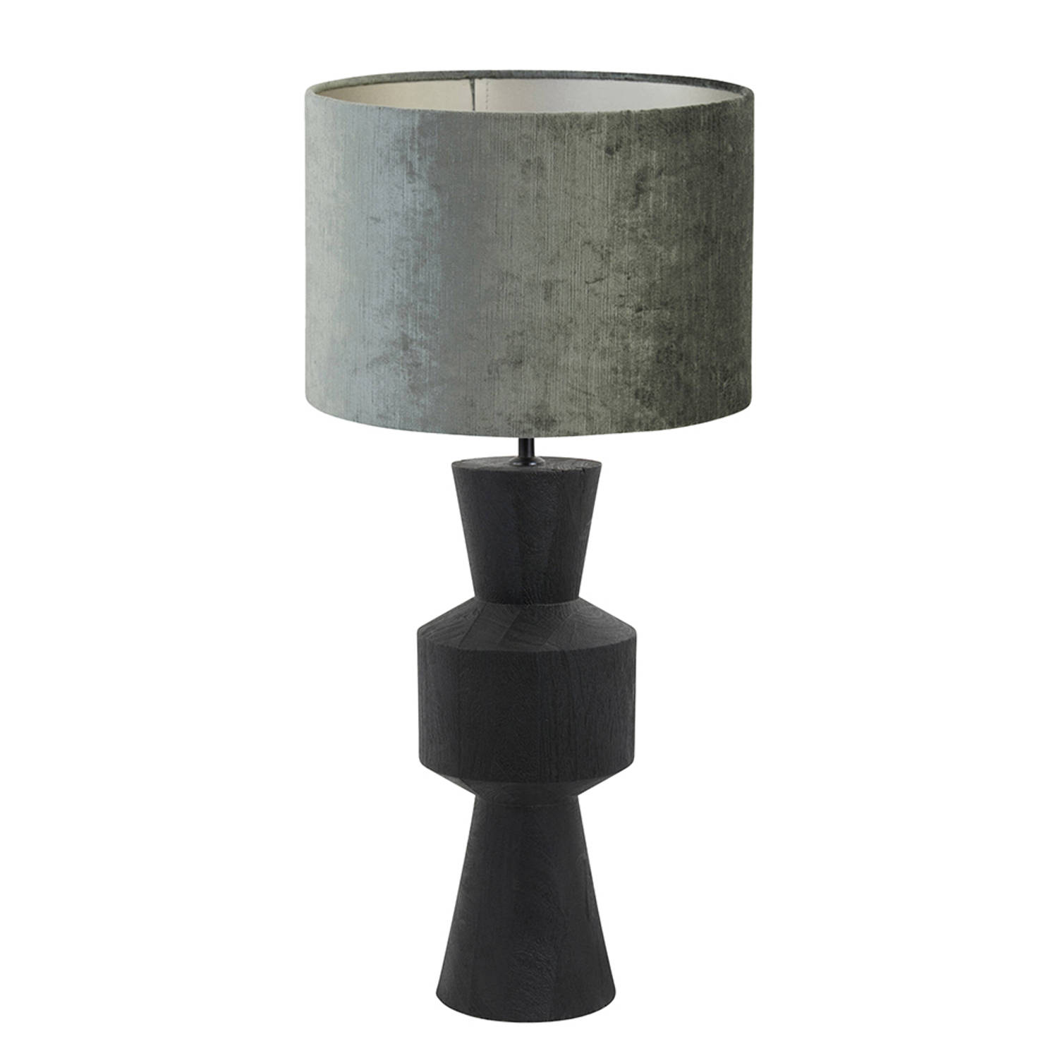 Light and Living Gregor tafellamp - Ø 40 cm - E27 (grote fitting) - zwart