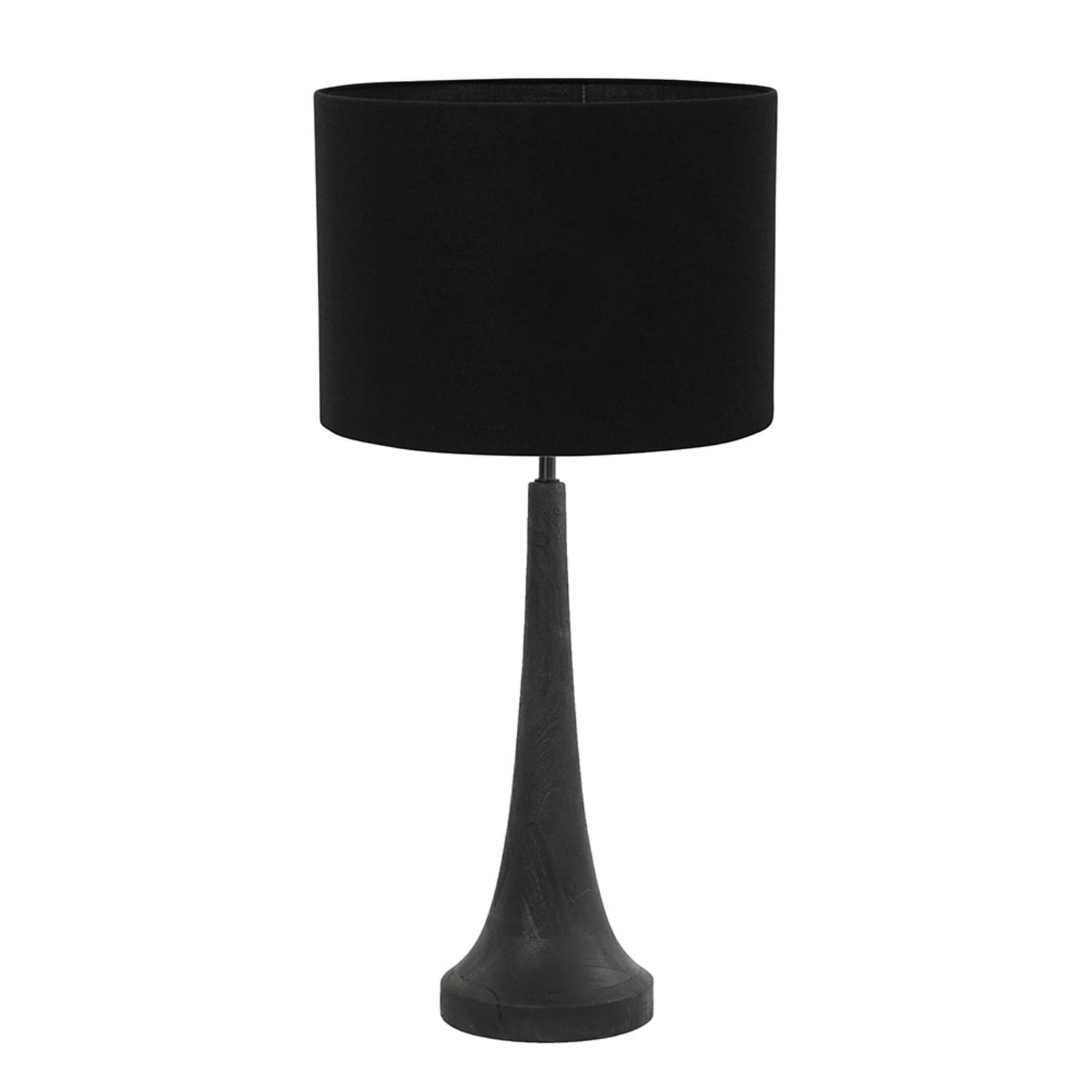 Light and Living Jovany tafellamp - Ø 40 cm - E27 (grote fitting) - zwart
