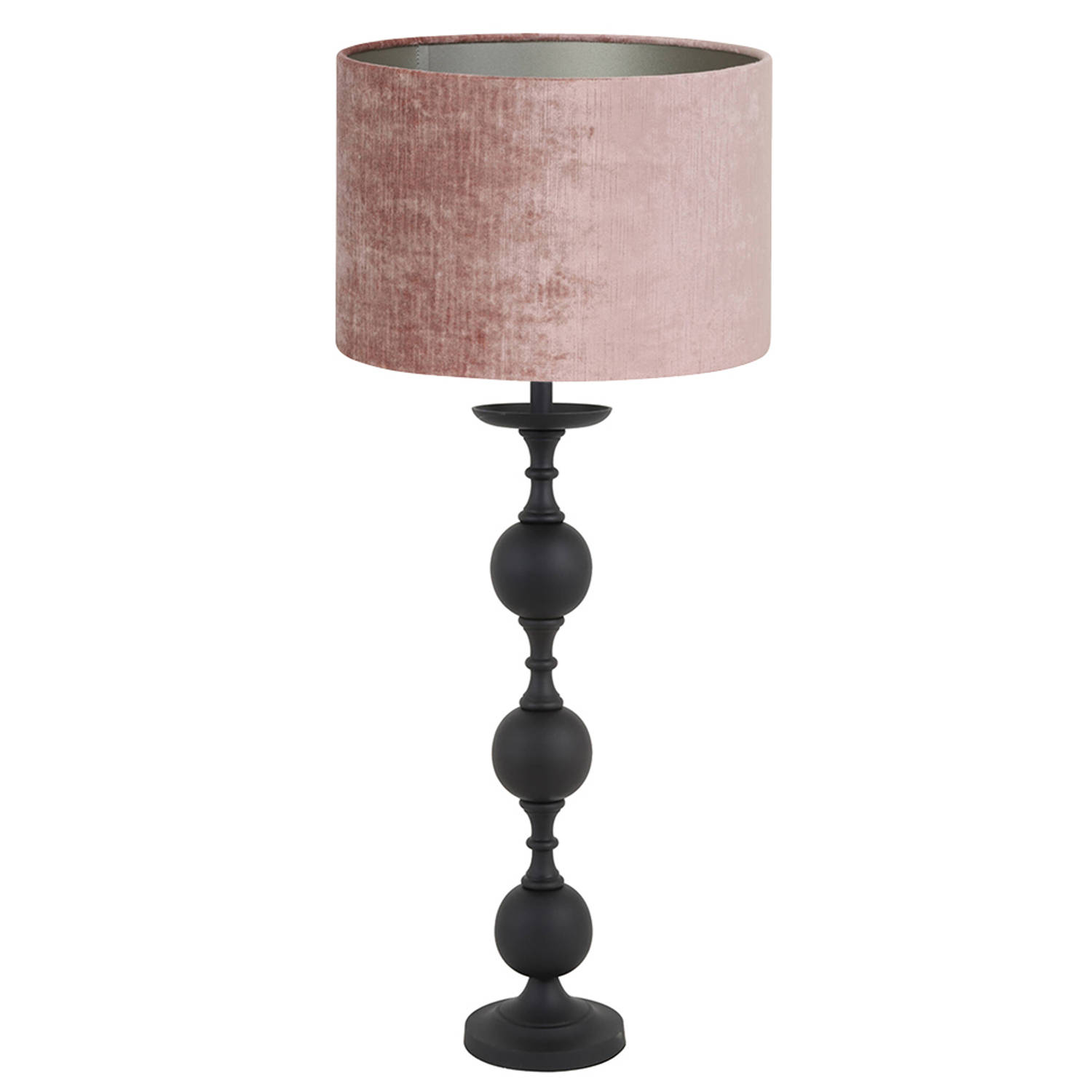 Light and Living Lesane tafellamp - Ø 40 cm - E27 (grote fitting) - roze