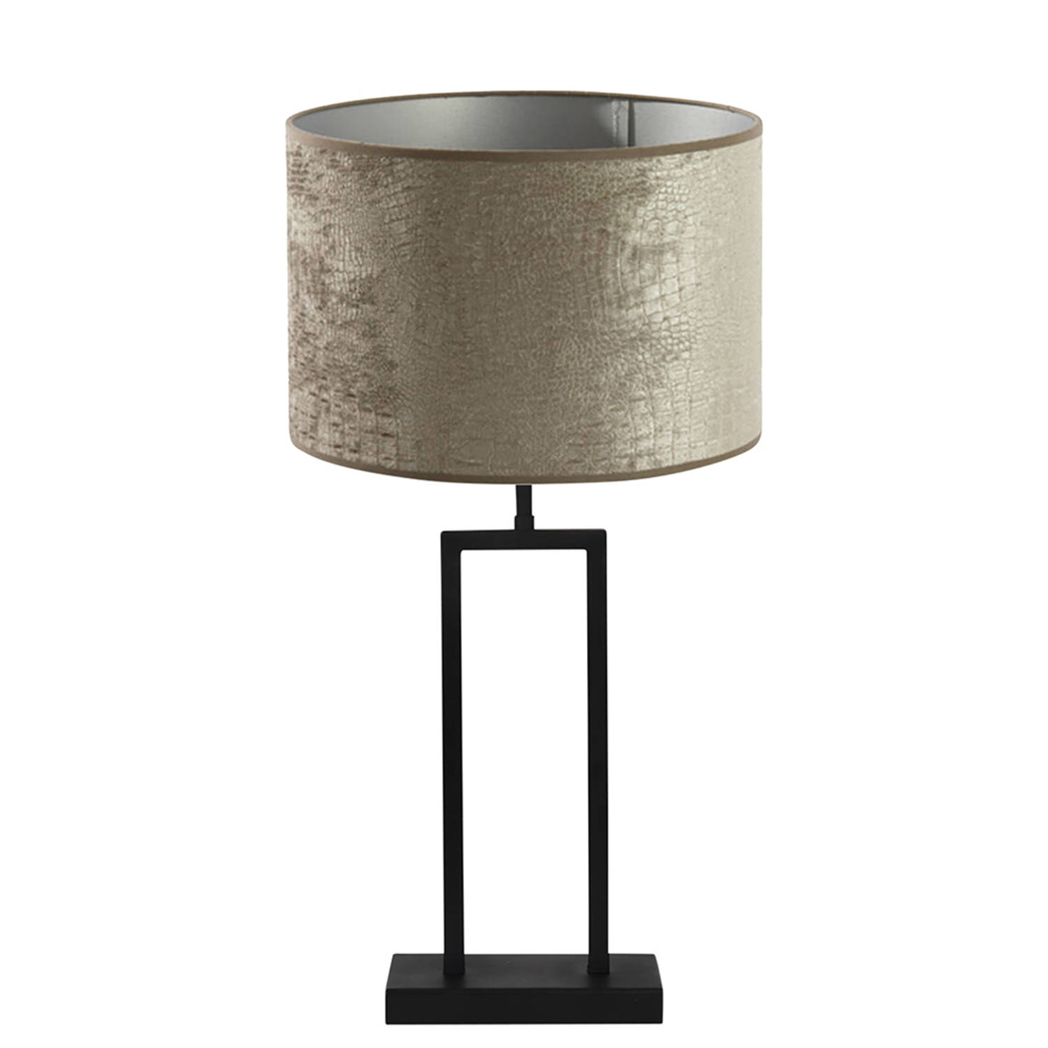Light and Living Shiva tafellamp - Ø 30 cm - E27 (grote fitting) - zilver