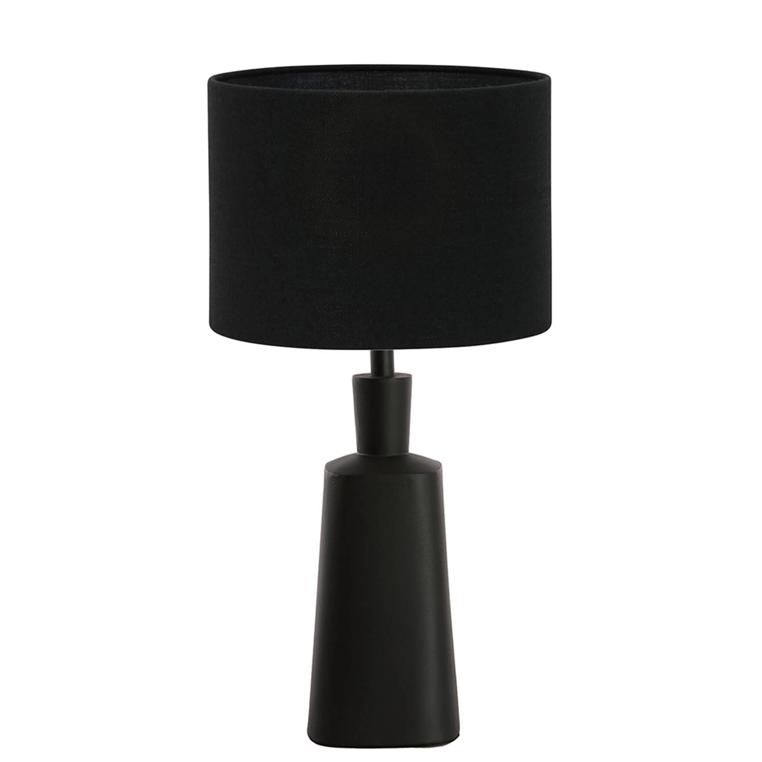 Light and Living Donah tafellamp - Ø 30 cm - E27 (grote fitting) - zwart