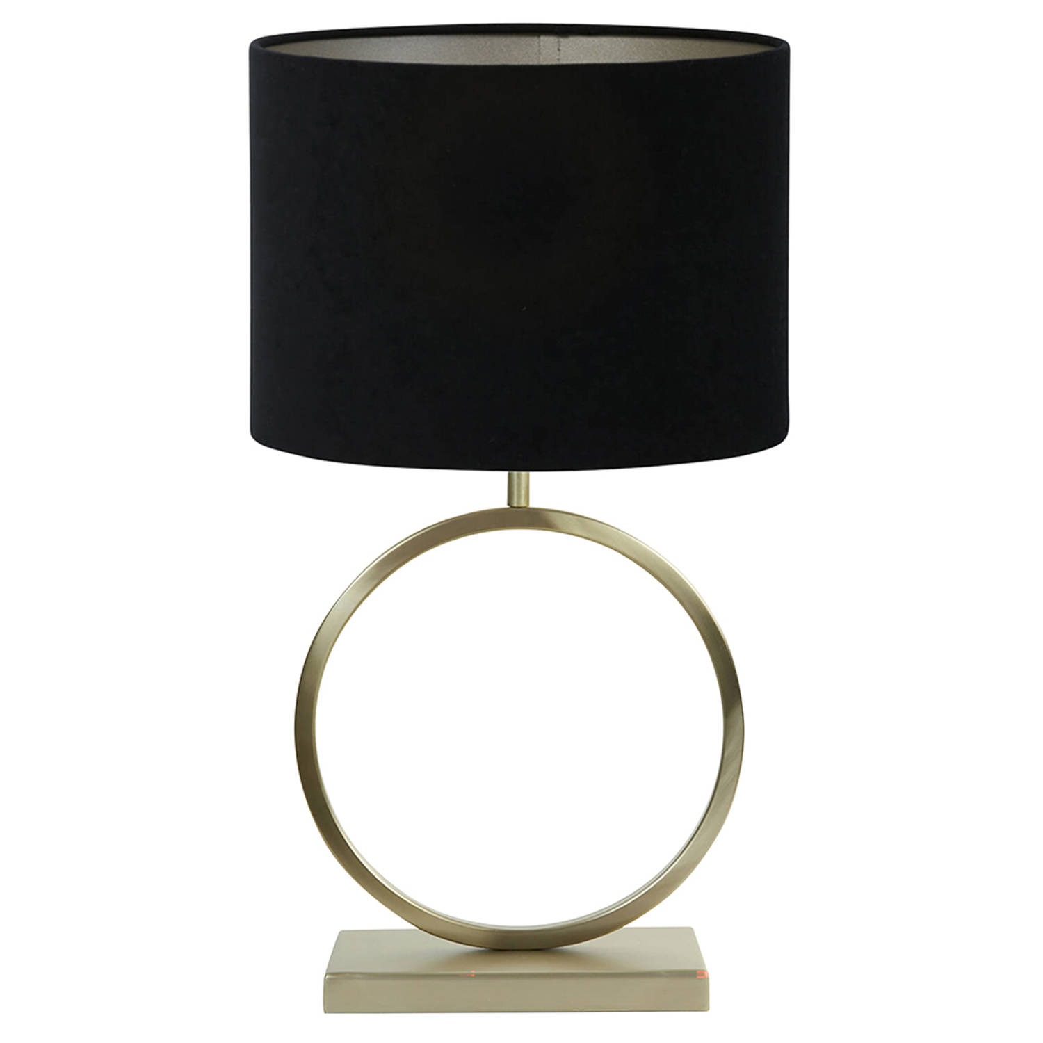 Light and Living Liva tafellamp - Ø 30 cm - E27 (grote fitting) - zwart