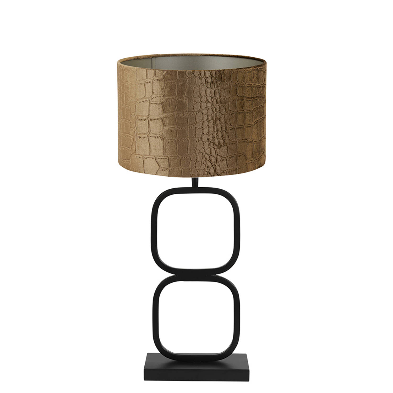 Light and Living Lutika tafellamp - Ø 30 cm - E27 (grote fitting) - bruin