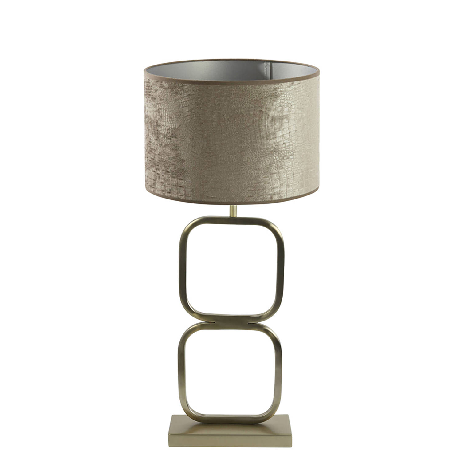 Light and Living Lutika tafellamp - Ø 30 cm - E27 (grote fitting) - zilver