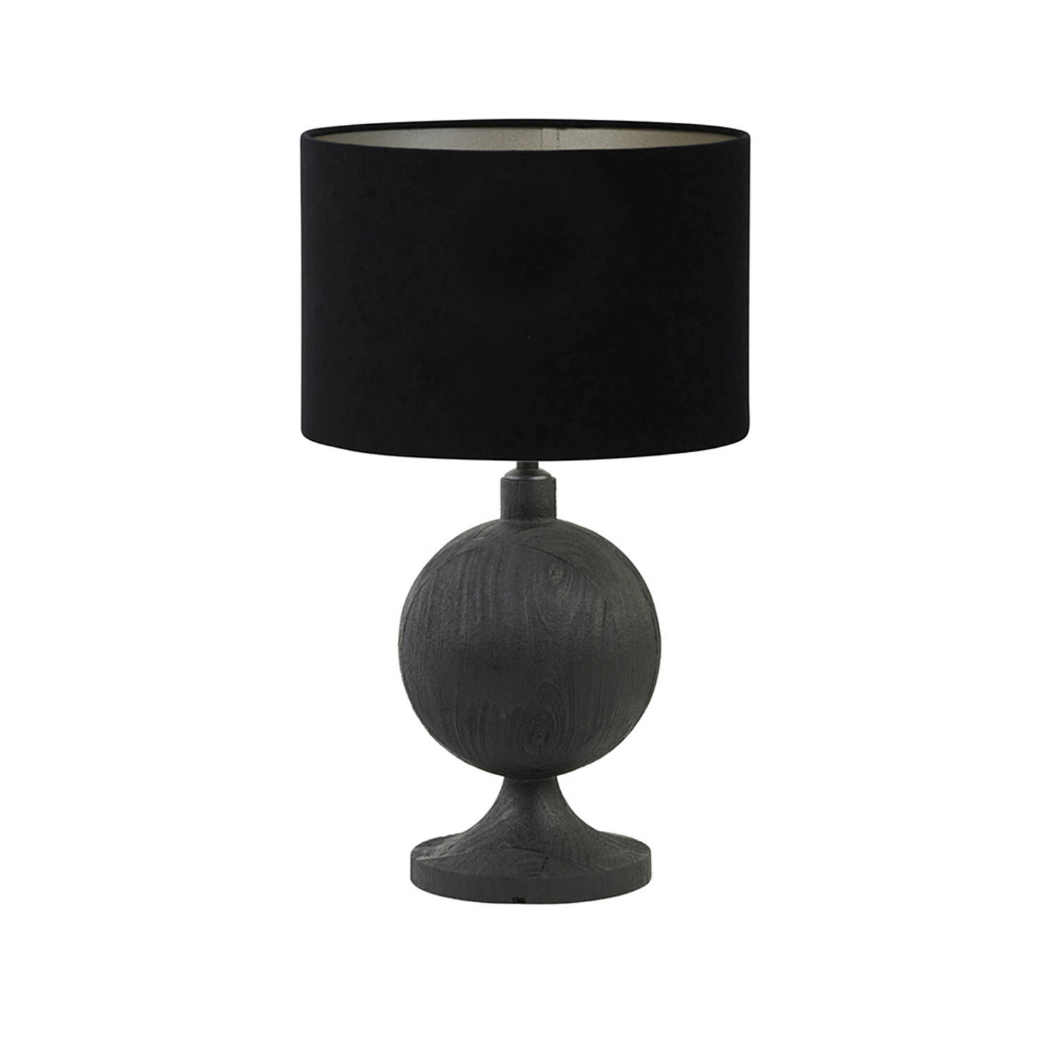 Light and Living Tomasso tafellamp - Ø 30 cm - E27 (grote fitting) - zwart