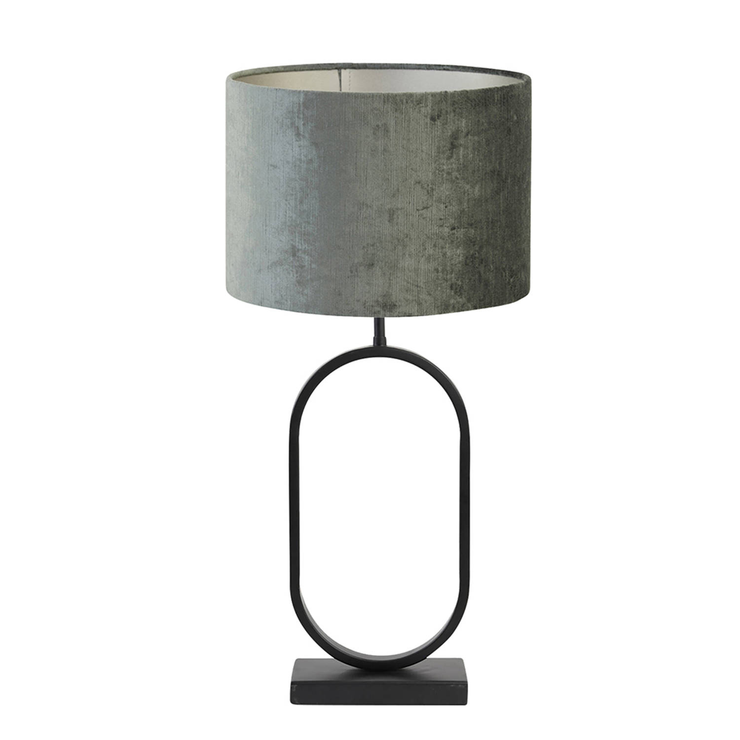 Light and Living Jamiri tafellamp - Ø 30 cm - E27 (grote fitting) - zwart