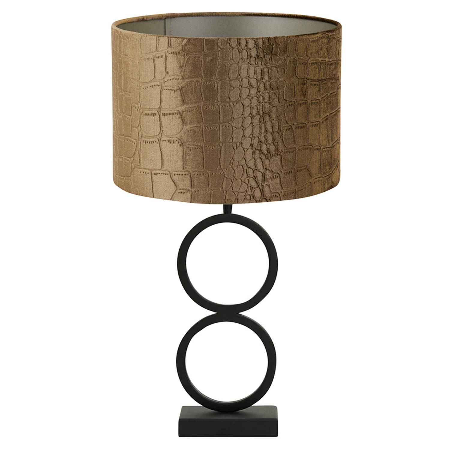 Light and Living Stelios tafellamp - Ø 30 cm - E27 (grote fitting) - bruin