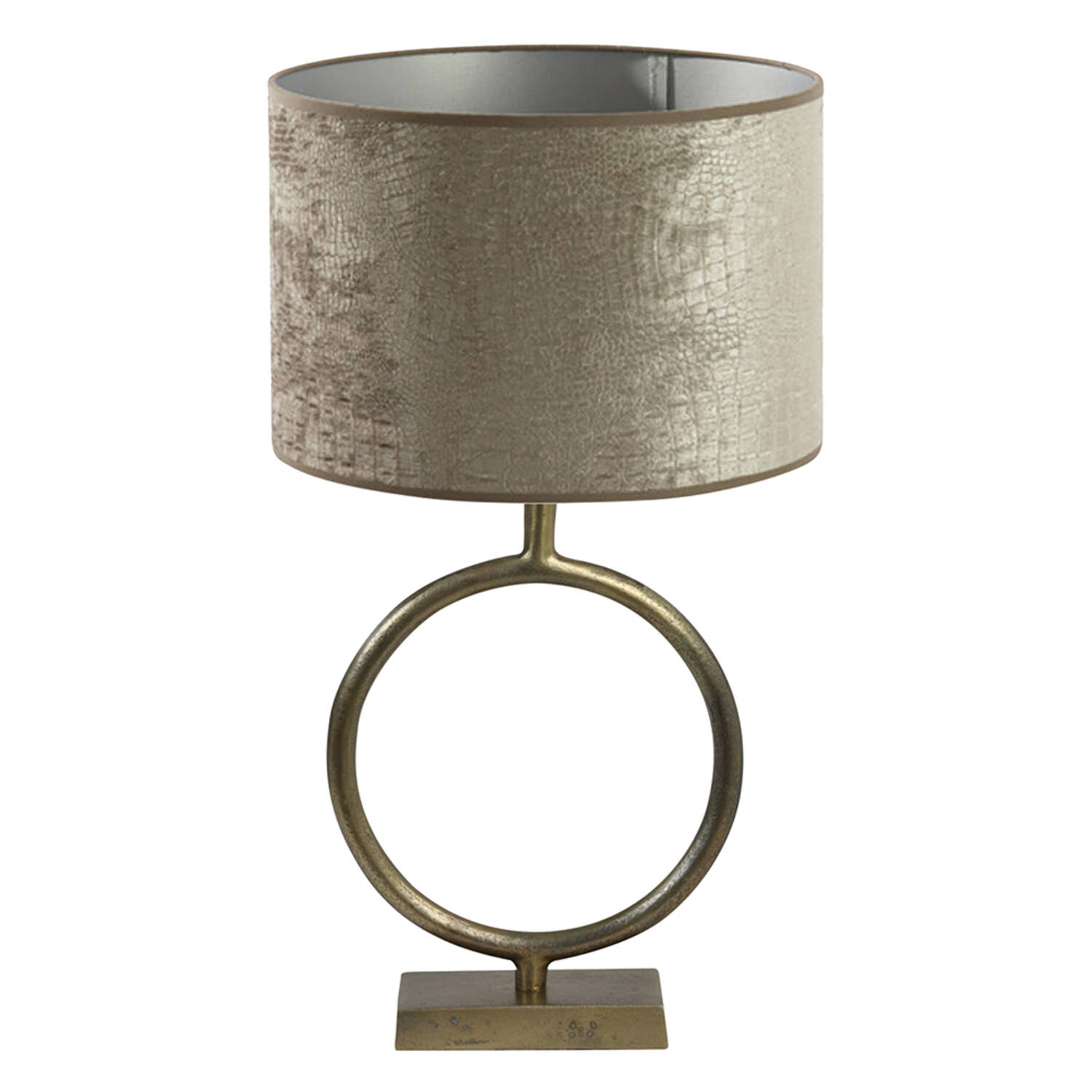 Light and Living Livu tafellamp - Ø 30 cm - E27 (grote fitting) - zilver