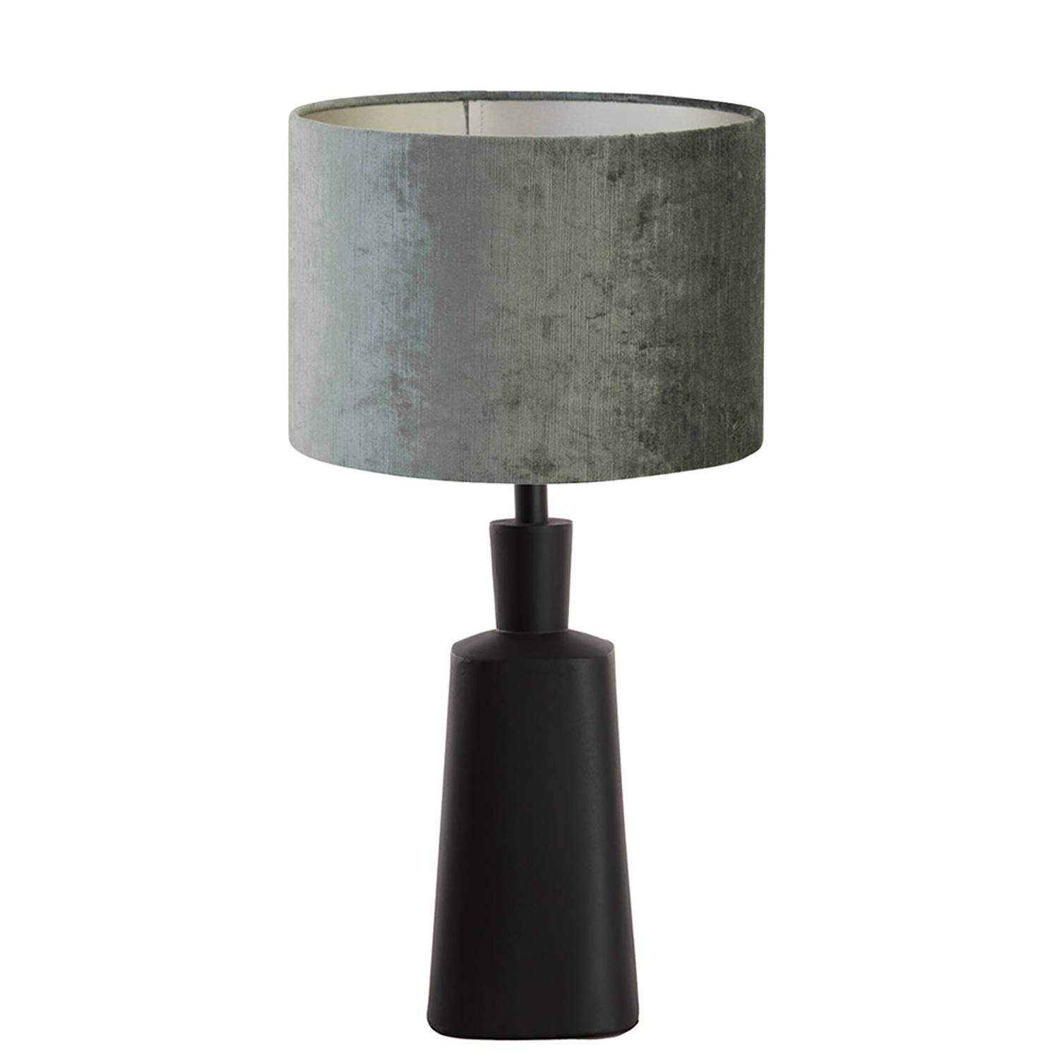 Light and Living Donah tafellamp - Ø 30 cm - E27 (grote fitting) - zwart