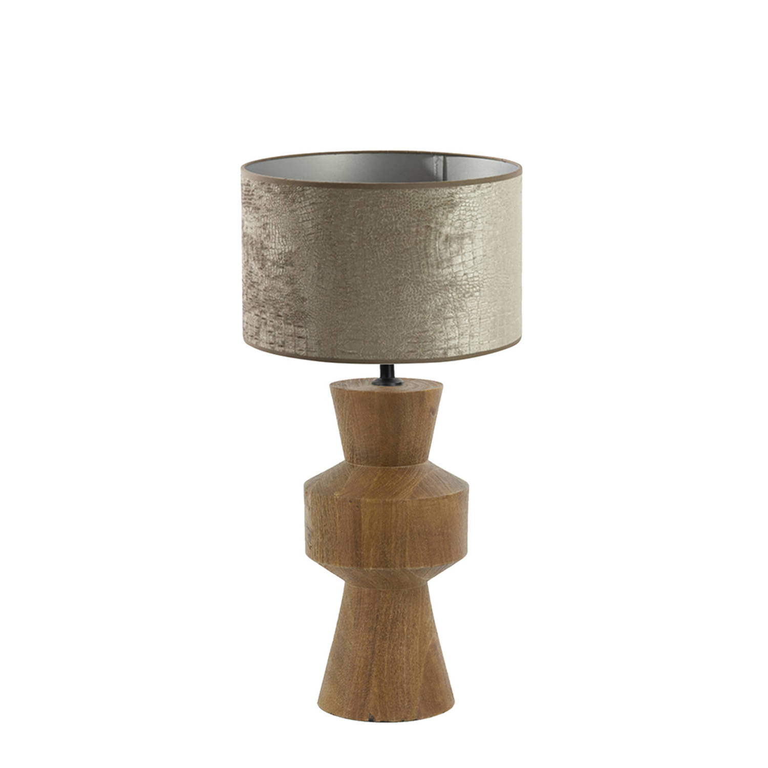 Light and Living Gregor tafellamp - Ø 30 cm - E27 (grote fitting) - zilver