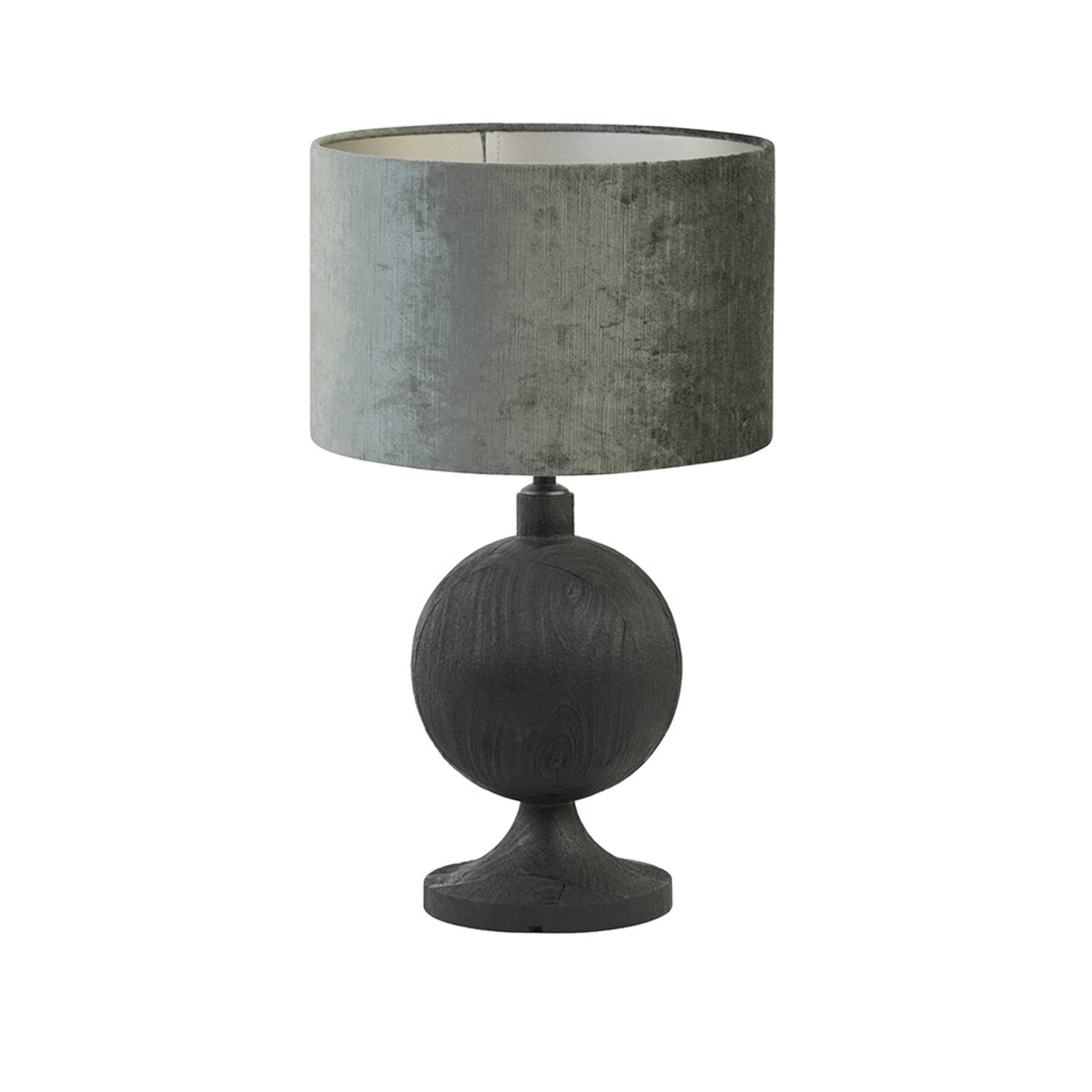 Light and Living Tomasso tafellamp - Ø 30 cm - E27 (grote fitting) - zwart
