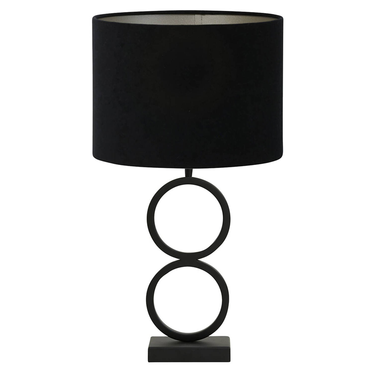 Light and Living Stelios tafellamp - Ø 30 cm - E27 (grote fitting) - zwart