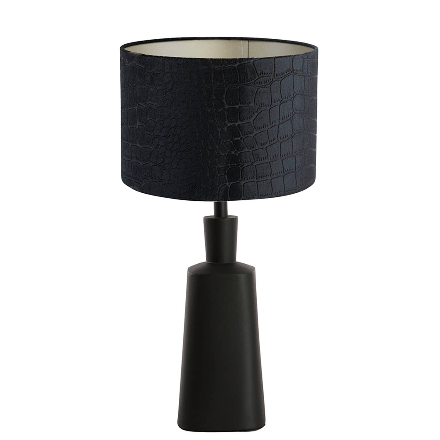 Light and Living Donah tafellamp - Ø 30 cm - E27 (grote fitting) - zwart