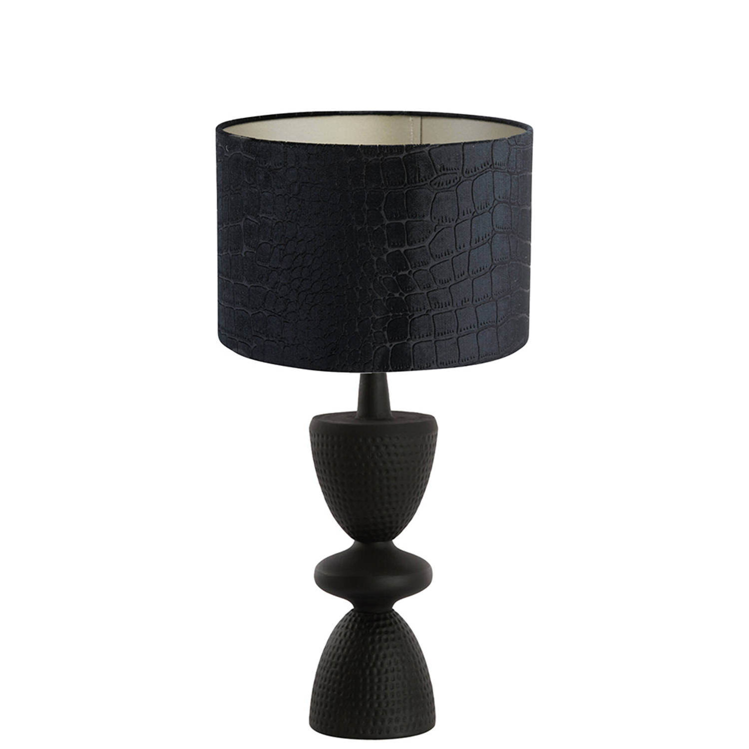 Light and Living Smith tafellamp - Ø 30 cm - E27 (grote fitting) - zwart
