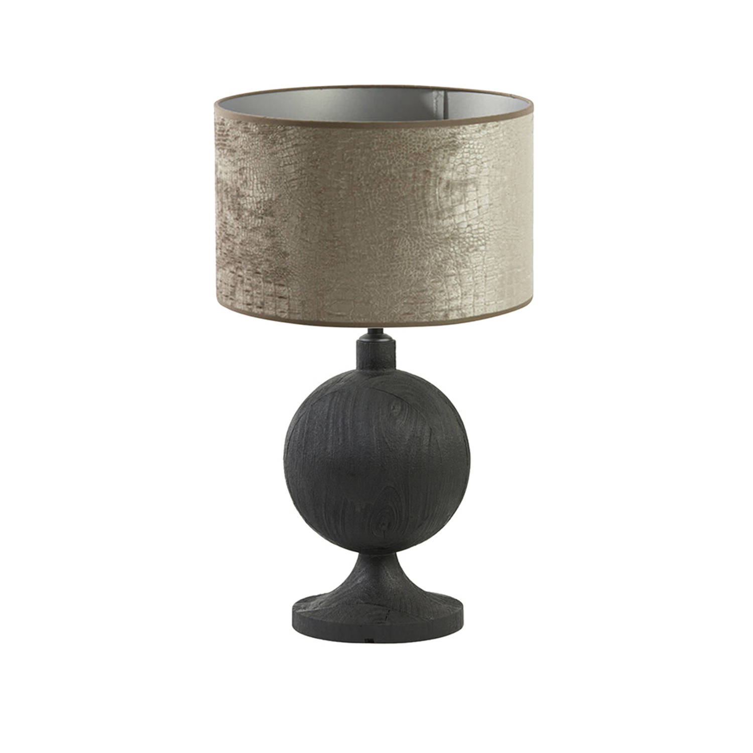 Light and Living Tomasso tafellamp - Ø 30 cm - E27 (grote fitting) - zilver