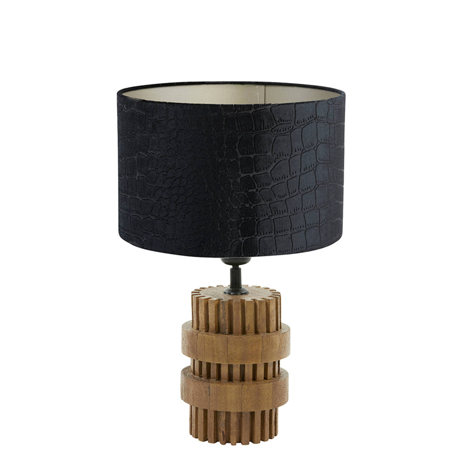 Light and Living Sakura tafellamp - Ø 30 cm - E27 (grote fitting) - zwart