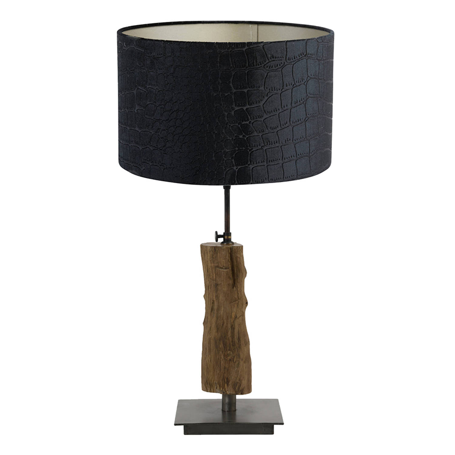 Light and Living Siji tafellamp - Ø 30 cm - E27 (grote fitting) - zwart