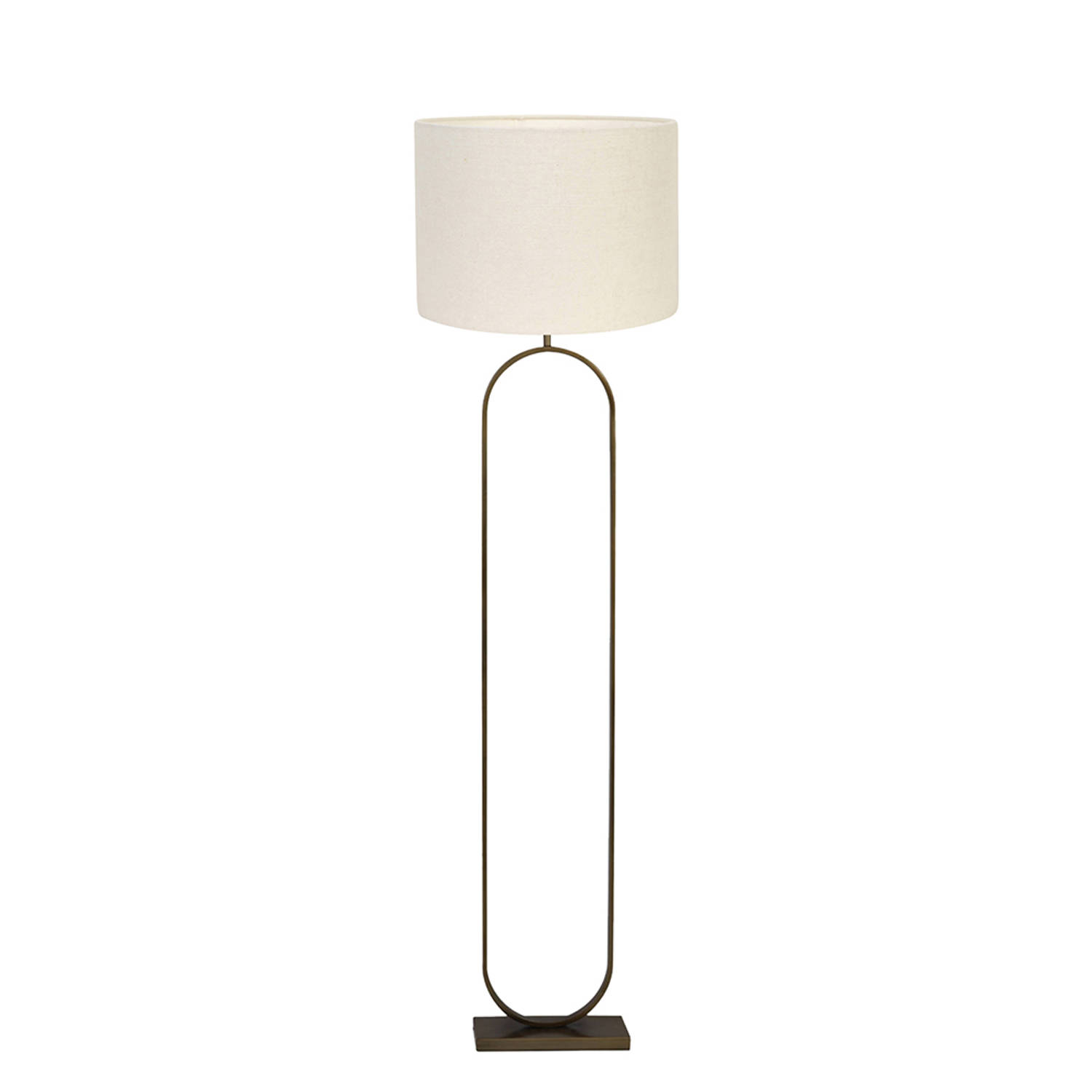 Light and Living Jamiri vloerlamp - Ø 50 cm - E27 (grote fitting) - wit