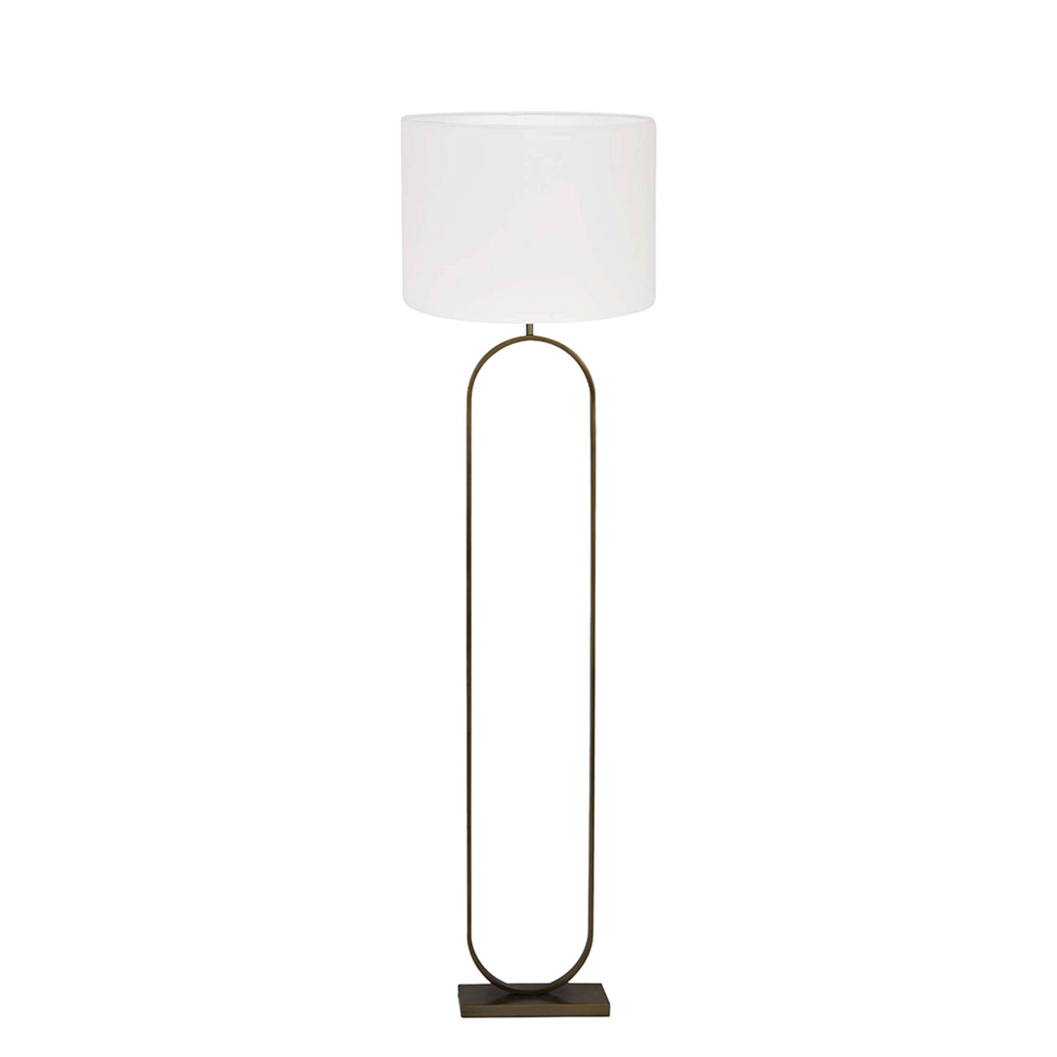 Light and Living Jamiri vloerlamp - Ø 50 cm - E27 (grote fitting) - wit