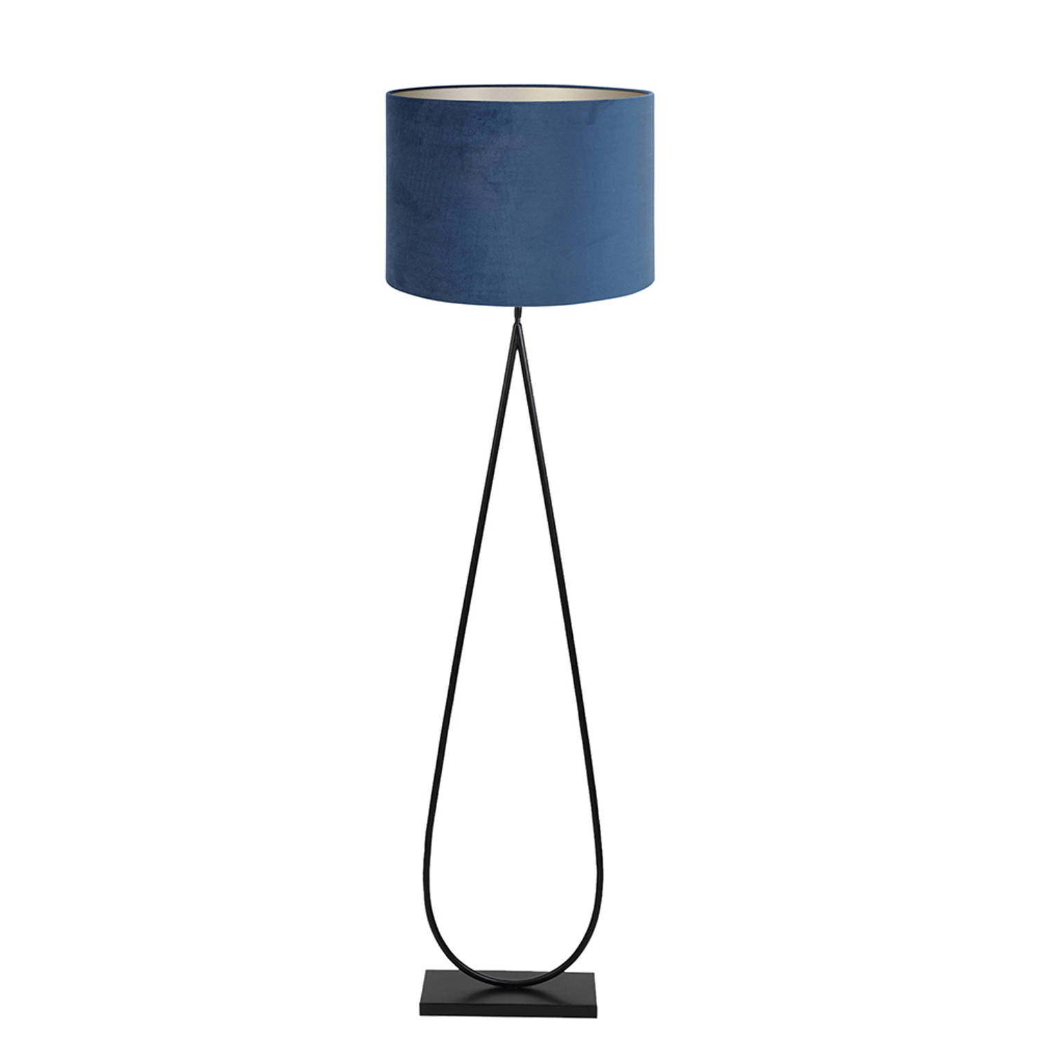 Light and Living Tamsu vloerlamp - Ø 50 cm - E27 (grote fitting) - blauw