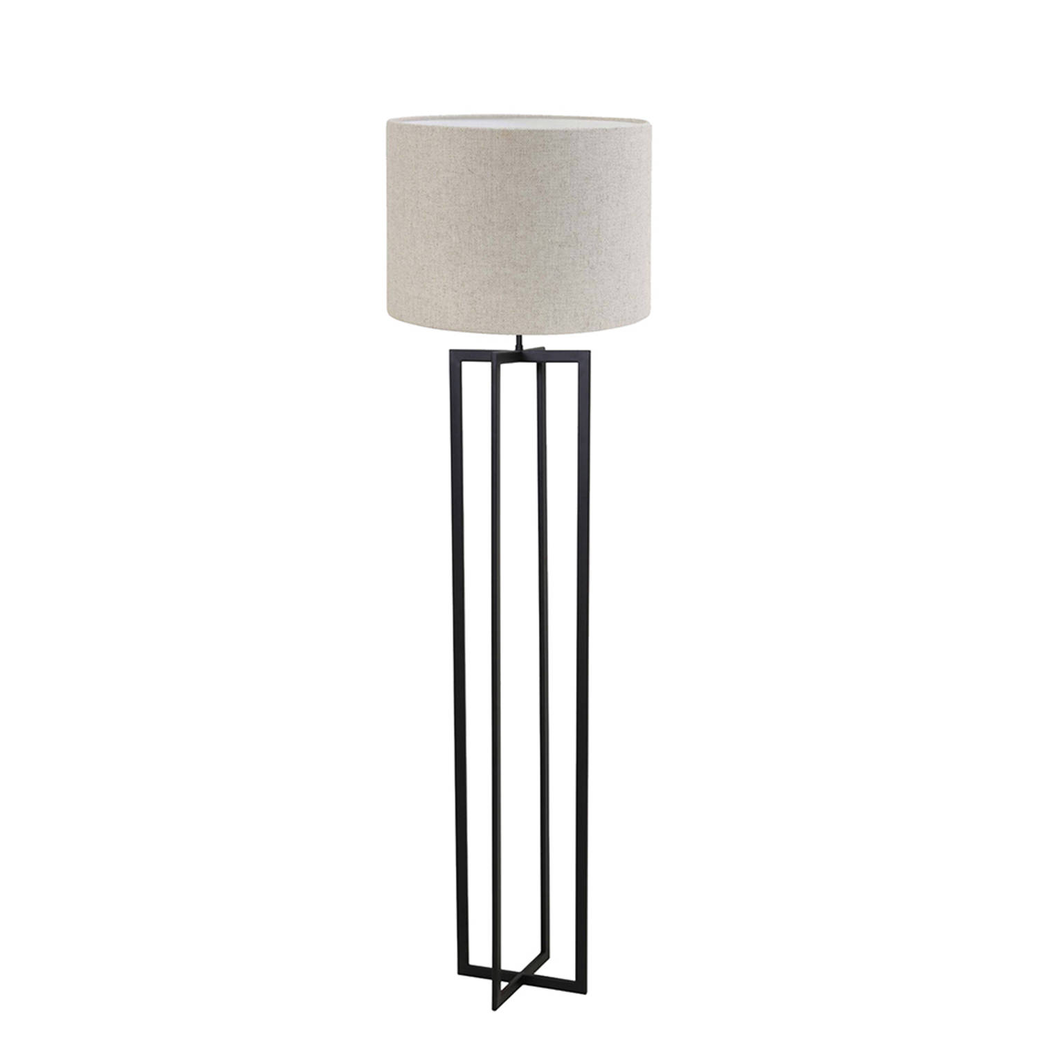 Light and Living Mace vloerlamp - Ø 50 cm - E27 (grote fitting) - bruin