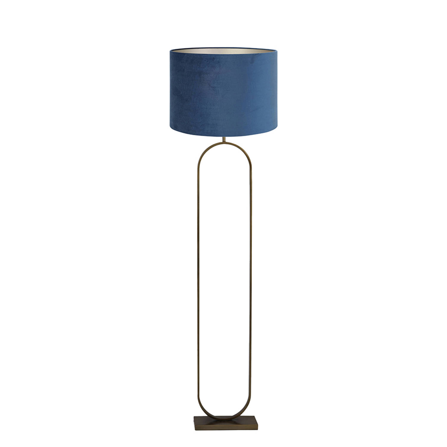 Light and Living Jamiri vloerlamp - Ø 50 cm - E27 (grote fitting) - blauw
