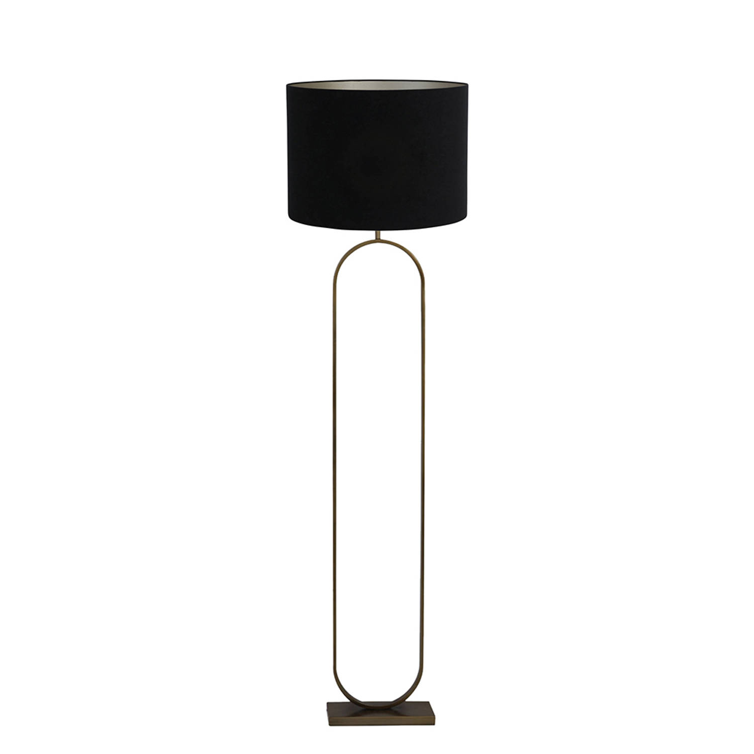 Light and Living Jamiri vloerlamp - Ø 50 cm - E27 (grote fitting) - zwart