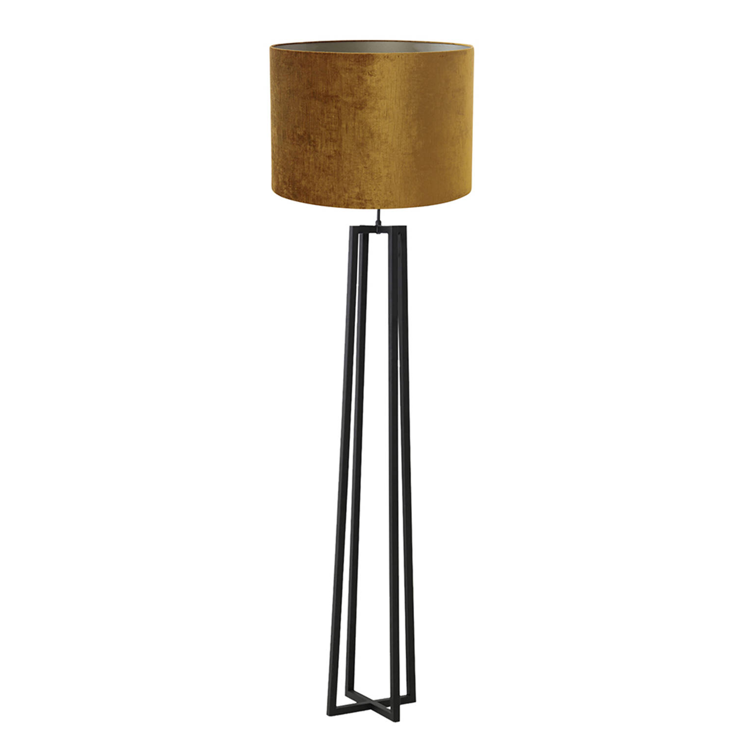 Light and Living Miley vloerlamp - Ø 50 cm - E27 (grote fitting) - goud