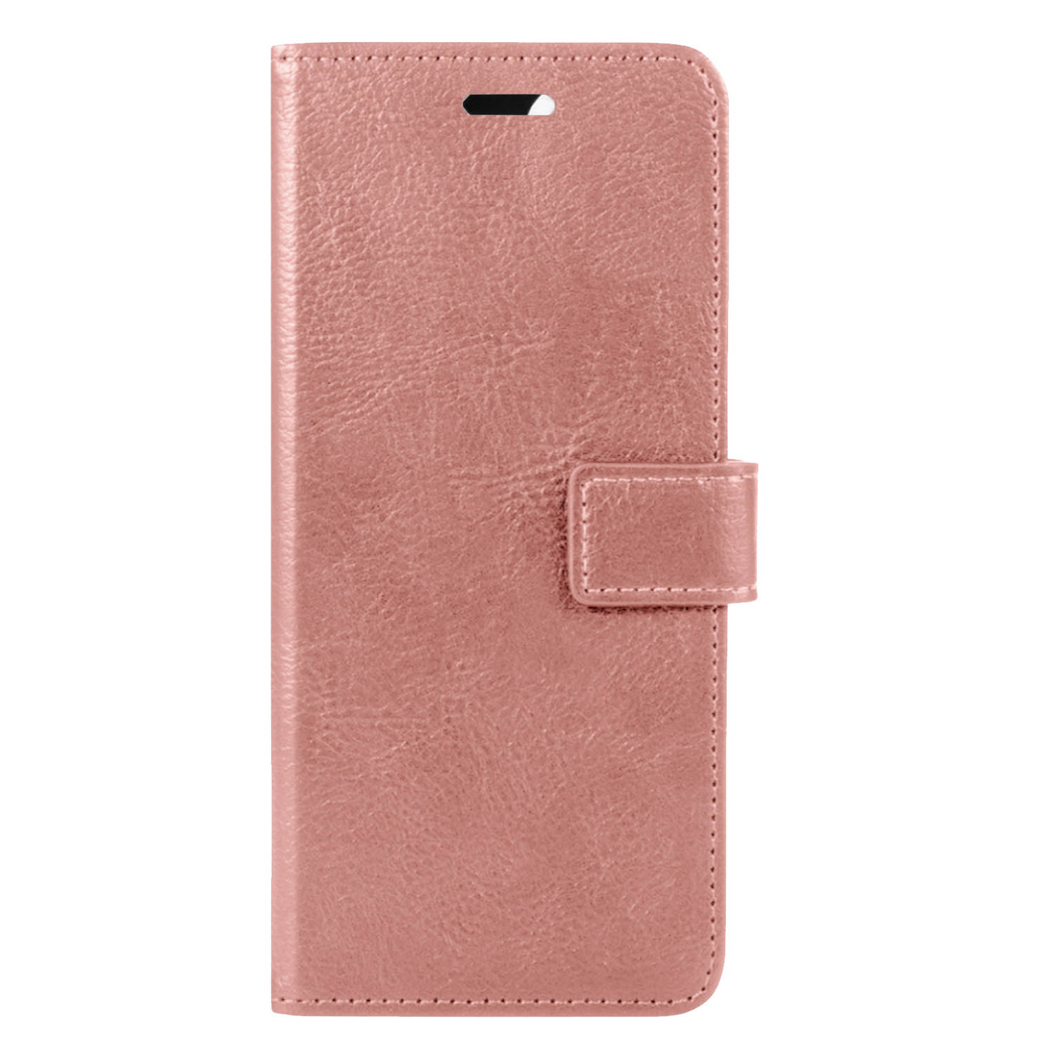 Samsung Galaxy M22 Hoesje Bookcase Hoes Flip Case Book Cover - Samsung M22 Hoes Book Case - Rose Goud