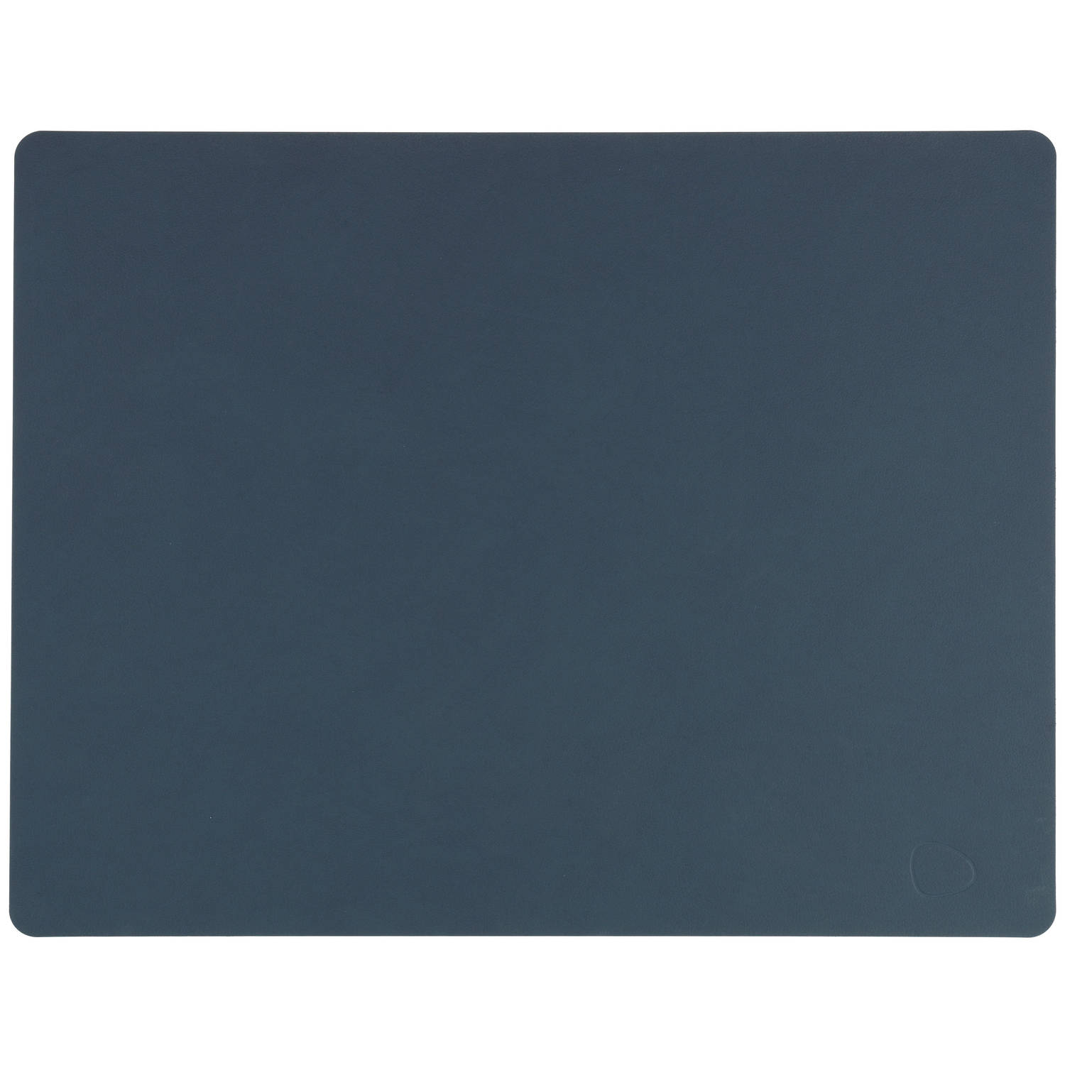 LIND DNA Table Mat Square L Nupo Donker Blauw