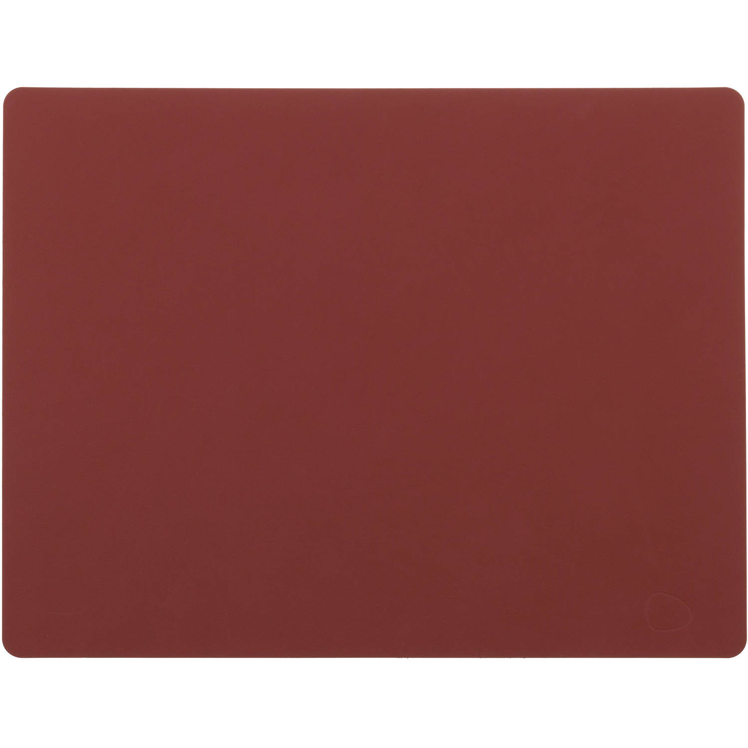 LIND DNA Placemat Nupo - Leer - Red - 45 x 35 cm