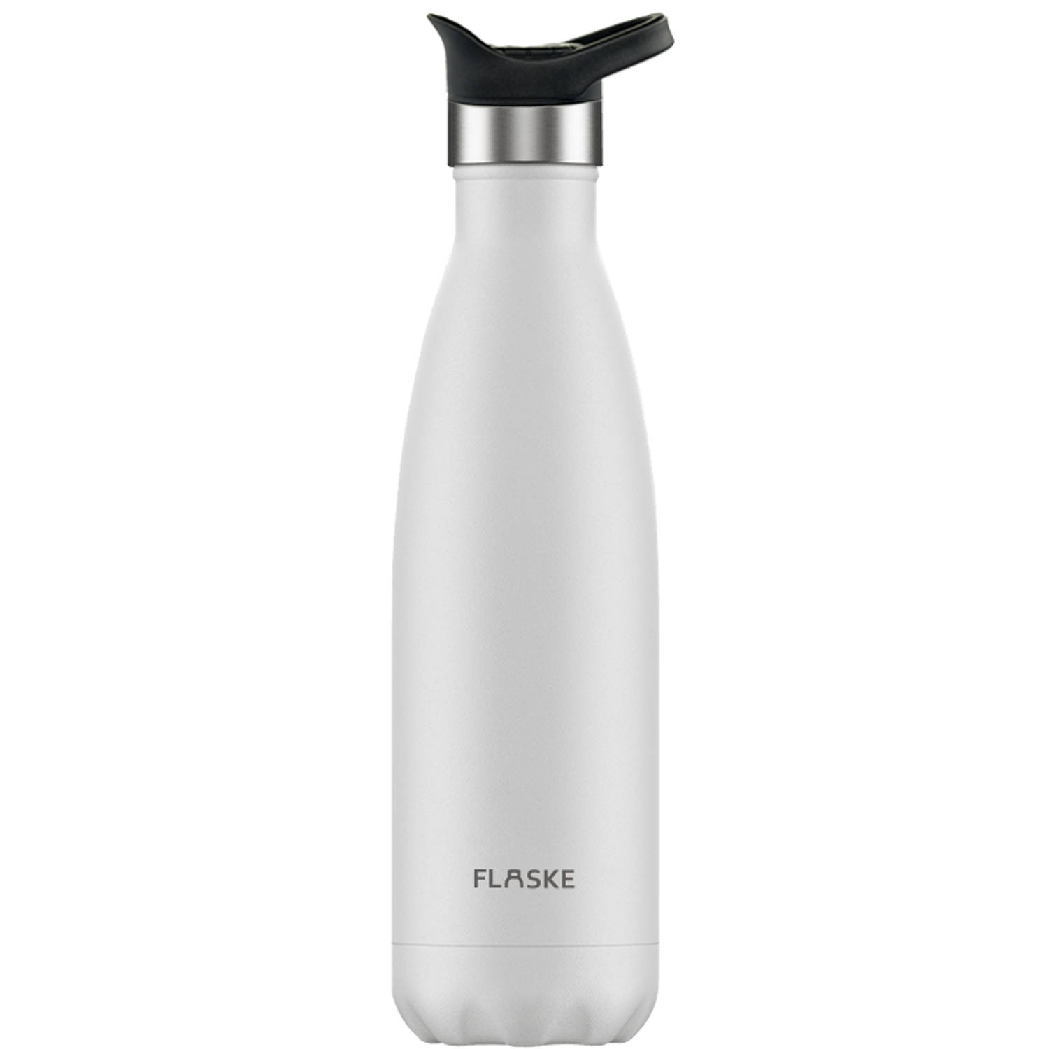 FLASKE FLASKE Sports Bottle - Ice - RVS Drinkfles van 500ML- Geschikt als waterfles, thermosfles en thermoskan