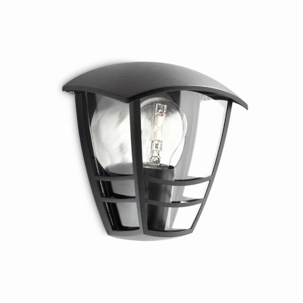 Philips - Creek buitenwandlamp zwart