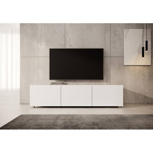 Meubella TV-Meubel Calabas - Wit - 150 cm