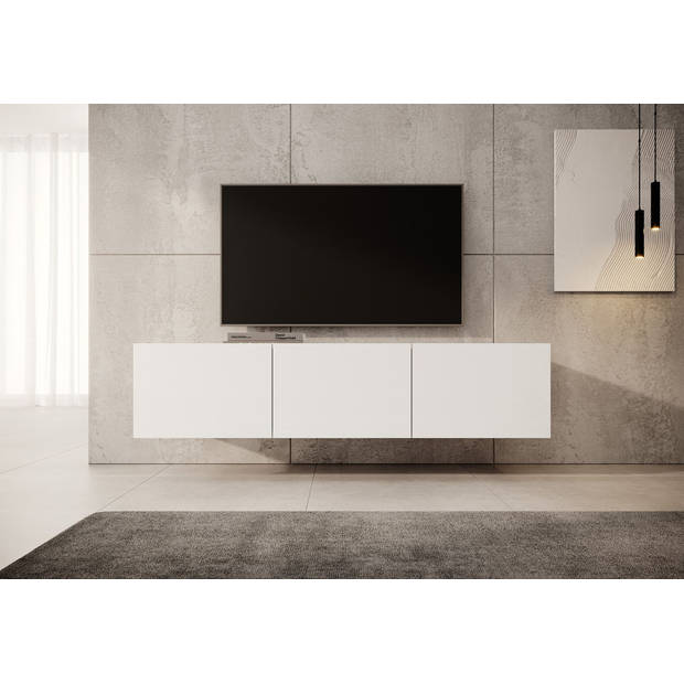 Meubella TV-Meubel Calabas - Wit - 150 cm