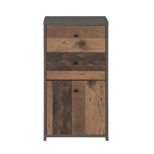 Meubella Dressoir Sahara - Old wood - Grijs - 40 cm