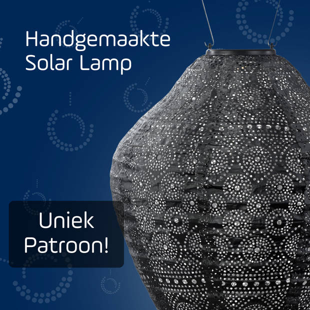 LUMIZ Solar tuinverlichting Spectare Jar - 30 cm - Donker Grijs