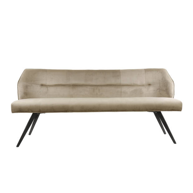 Giga Meubel - Eetkamerbank Champagne Velvet - Zitdiepte 43cm - 188x53x53cm