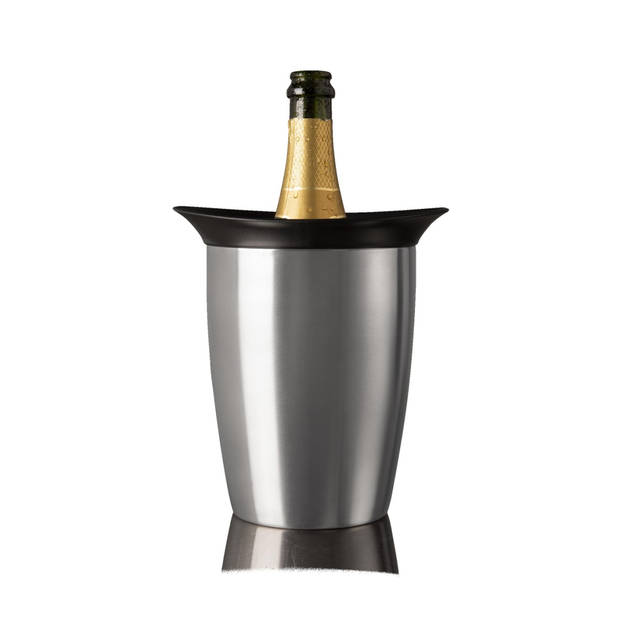 Vacu Vin Champagnekoeler Active Cooler Elegant RVS - Box - Zilver