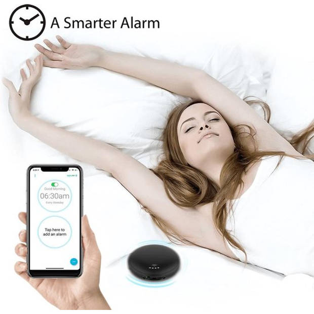 iLuv SmartShaker 3 Bluetooth wekker met GSM telefoon signalering wekker voor slechthorenden - Doven