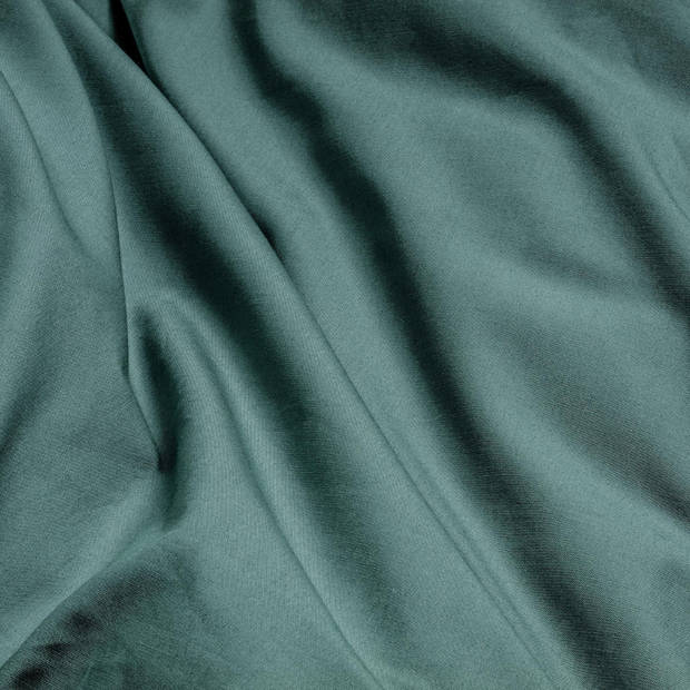 Luxe Egyptische Katoenen Dekbedovertrek Groen Tweepersoons 200x200/220 cm - Zeer Hoogwaardige Kwaliteit - Super Zacht