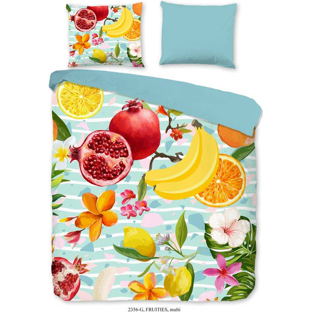 Good Morning Dekbedovertrek Katoen Fruities - multi 200x200/220cm