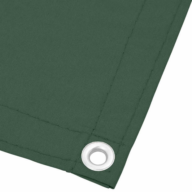 vidaXL Balkonscherm 75x800 cm 100% oxford polyester donkergroen