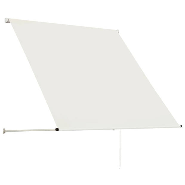 vidaXL Luifel uittrekbaar 150x150 cm crème